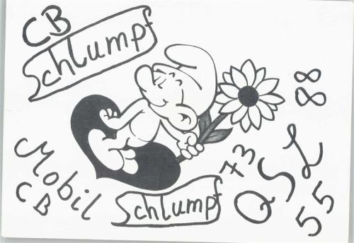 CB Station Schlumpf Mobil