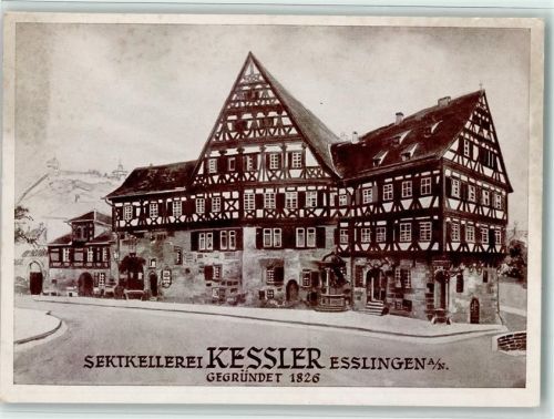 Esslingen Werbung - Sektkellerei Kessler, Flecken
