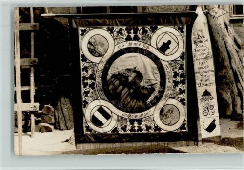 Innsbruck Verein der Deutsch-Südtiroler 1923 AK Gute Erhaltung Fahne