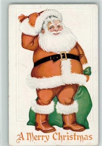 1909 Merry Christmas AK