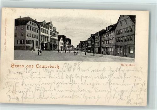 Lauterbach 1898 Marktplatz