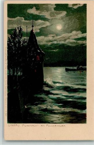 Lindau Künstlerpostkarte Nr. 1755 - Am Pulverthurm