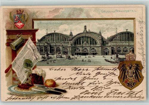 Frankfurt Hauptbahnhof Frankfurter Würstchen Zeitung