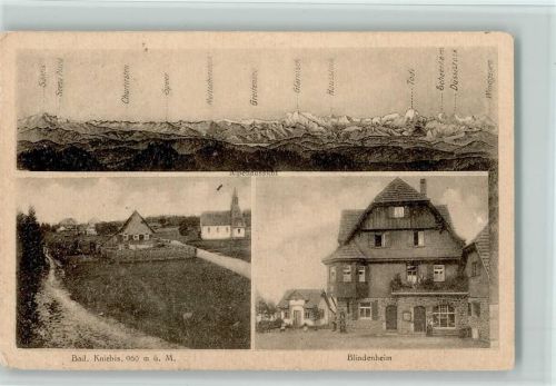 Kniebis Blindenheim 1925 AK