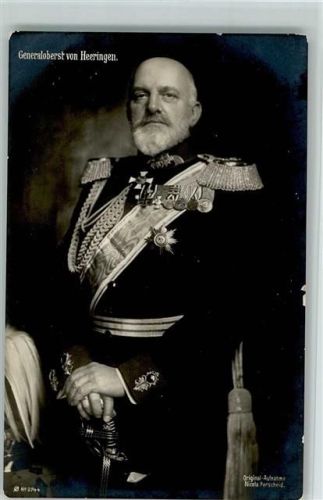 Generaloberst von Heeringen mit Orden geschmückt General Foto AK