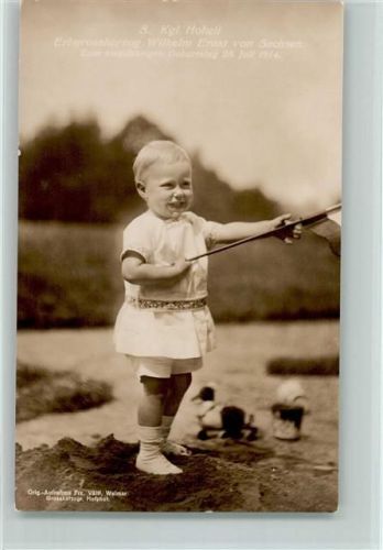 Wilhelm Ernst zum Geburtstag 1914 Foto AK