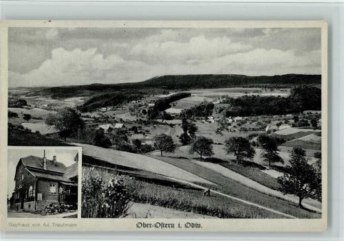64385 W6101 Ober-Ostern 1956 - Gasthaus Trautmann, gute Erhaltung AK