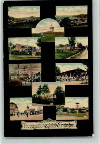 Münsingen 1907 Truppenübungsplatz Mehrfachaufnahme