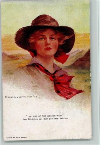 Verlag Reinthal & Newman Nr. 755, the Girl of the golden West AK Boileau, Ph.