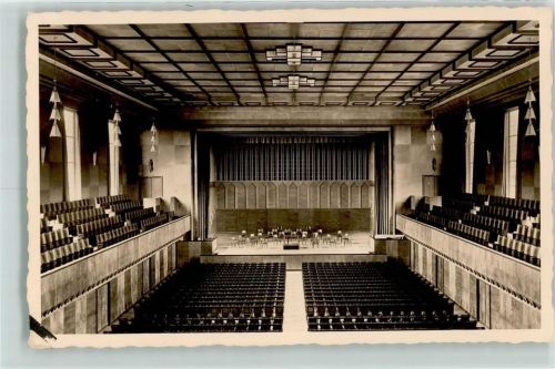 Flensburg Theater Innenaufnahme Foto AK