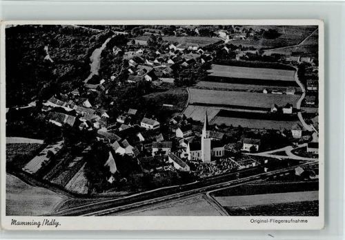 94437 W8388 Mamming 1942 - Luftbild , gute Erhaltung AK