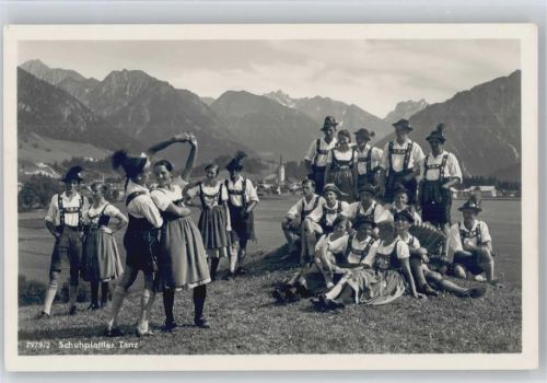 Schuhplattler Tanz - Foto 1938 AK