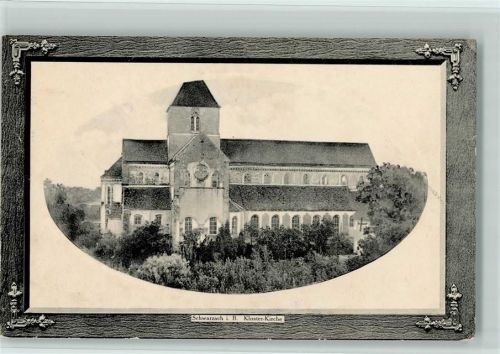 Schwarzach 1913 Kloster-Kirche
