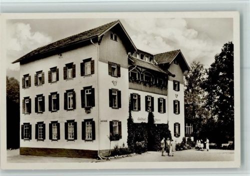 75337 W7546 Enzklösterle 1937 Foto AK Gasthof zum Waldhorn Ak Gute Erhaltung