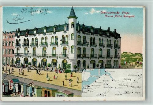 Oostduinkerke 1919 Grand Hotel Gauquie