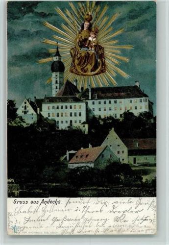 Andechs Heilige über dem Kloster- Goldene Fenster