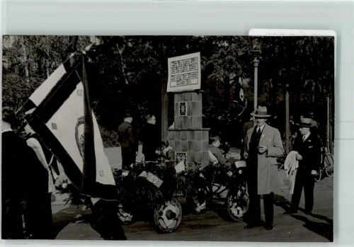 Offenbach 1933 Festzug Hakenkreuz AK WK II
