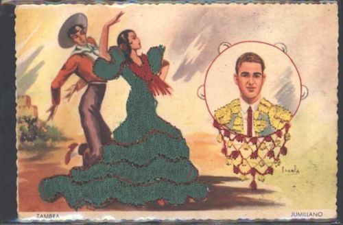 Künstlerkarte Tanz Flamenco AK