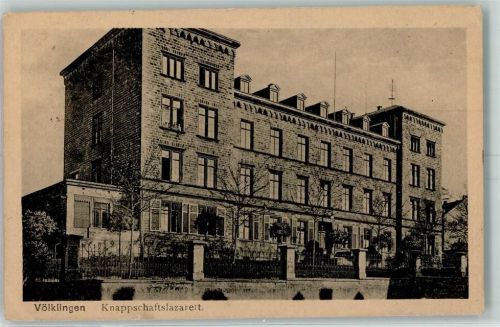 Völklingen Knappschaftslazarett Überstempel