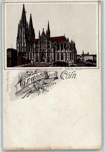 Köln Altstadt-Nord 103 Vorläufer Druck 1890-1895 Dom