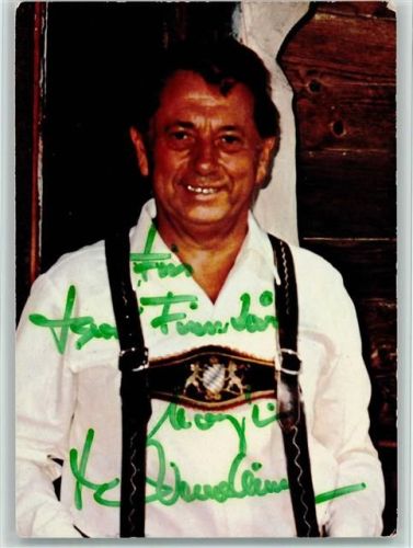 Thomas Wendlinger Volksmusik Original Autogramm