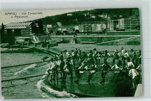 Napoli 1925 Via caracciolo e Pescatori