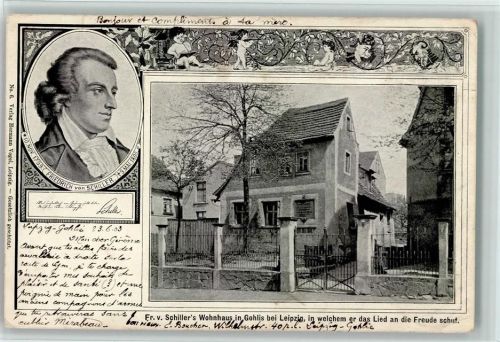 Gohlis 1903 Wohnhaus AK