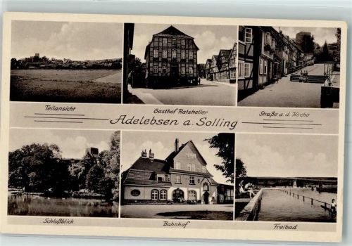 Adelebsen Gasthaus Ratskeller Schlossblick Bahnhof Schwimmbad