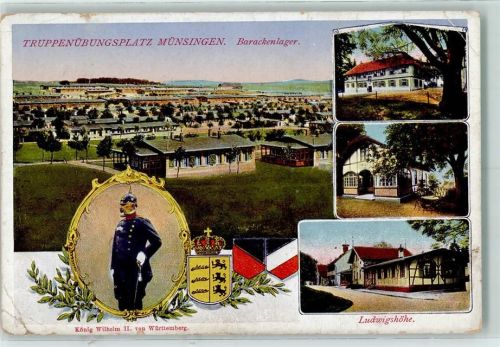 Münsingen Truppenübungsplatz Barackenlager Ludwigshöhe König Wilhelm II. von Württemberg