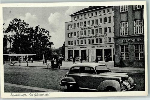 24534 W2350 Neumünster , Holst - Am Gänsemarkt Commerz-Bank Landesbrandkasse-Provinzial