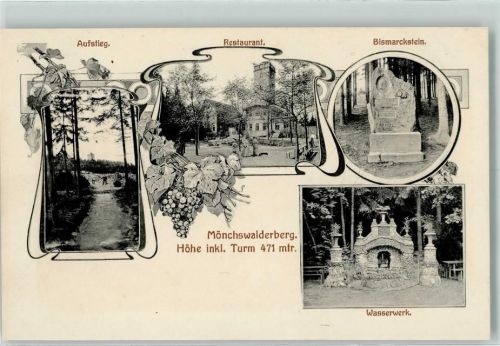 02681 O8609 Wilthen - Mönchswalderberg Aufstieg Restaurant Bismarckstein Wasserwerk