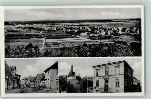 Dietzenbach Dorfstraße Kirche Rathaus