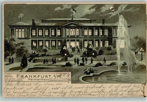 Frankfurt 1901 Palmenhaus Luna Nr. 50