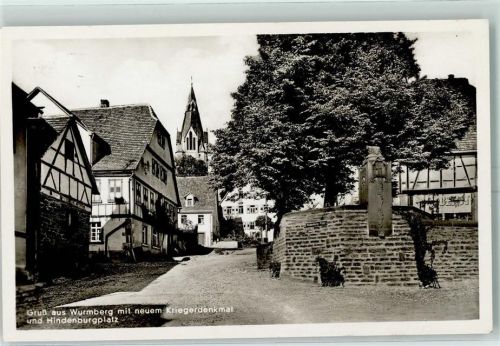 Wurmberg Neues Kriegerdenkmal Hindenburgplatz