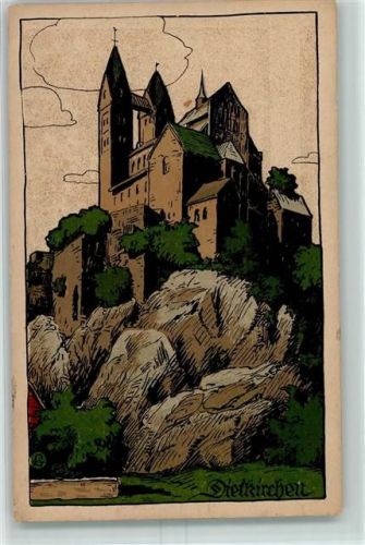 65549 W6250 Dietkirchen , Kr Limburg a d Lahn Künstlersteindruck sign
