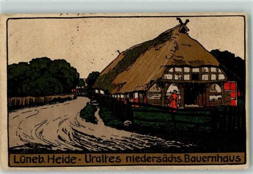 Lüneburger Heide Uraltes niedersächsisches Bauernhaus Nr. 1265
