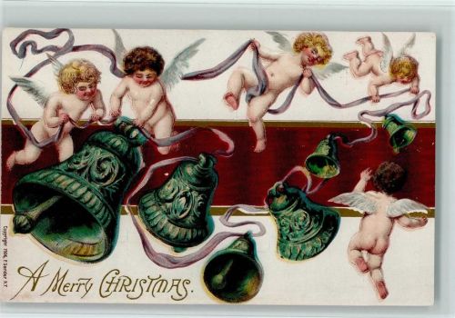 Merry Christmas - Engel läuten die Glocken AK