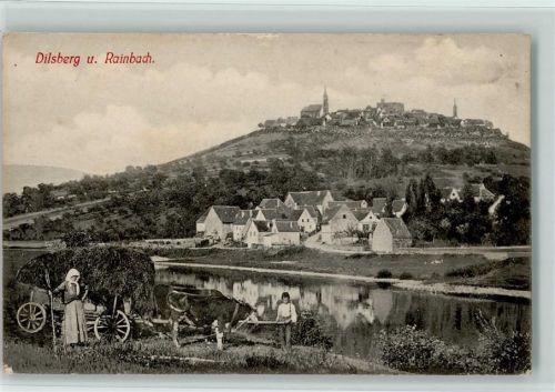 Dilsberg Ortsansichten Dilsberg und Rainbach Ochsenkarren
