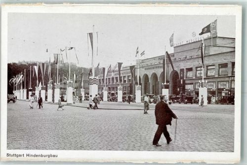 Stuttgart Hindenburgbau Festschmuck