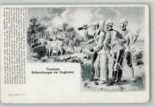 1900 Transvaal - Schiessübungen der Engländer AK