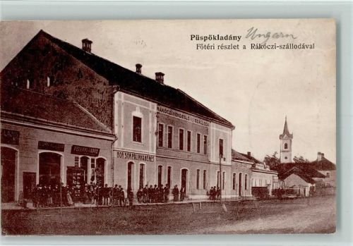1915 Föteri reszlet a Rakoczi-szallodaval AK