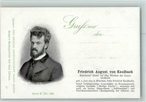Kaulbach - Das Grosse Jahrhundert Serie F, No 229 AK Serie