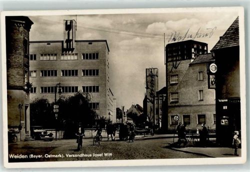 Weiden Versandhaus Josef Witt Tankstelle Malteserstraße Pferdelangholztransport Briefkasten
