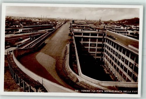 Torino La Pista Sopraelevata Della Fiat - Auto AK
