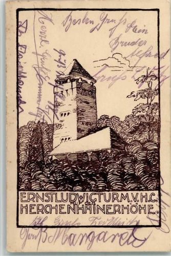 Herchenhain 1912 Ernst-Ludwig-Turm V-H.C. Herchenhainer Höhe