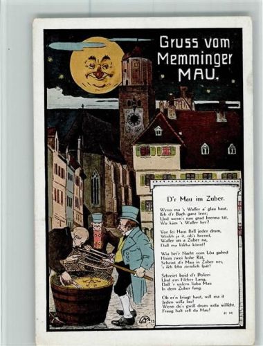 87700 W8940 Memmingen - Mau Mond Waschzuber Sagen Käscher Dummheit