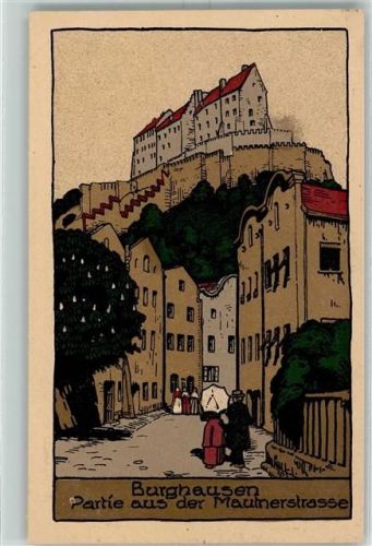 Burghausen Partie aus der Mautnerstraße