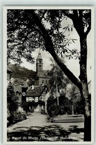 St. Martin WK II Malerwinkel Hakenkreuzfahne