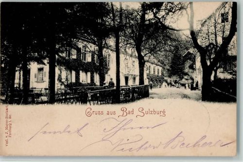 Sulzburg 1898 Gasthaus AK
