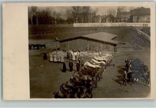 Königsberg Kaliningrad 1915 Foto AK Reiterkaserne Ort handschriftlich Feldpost WK I
